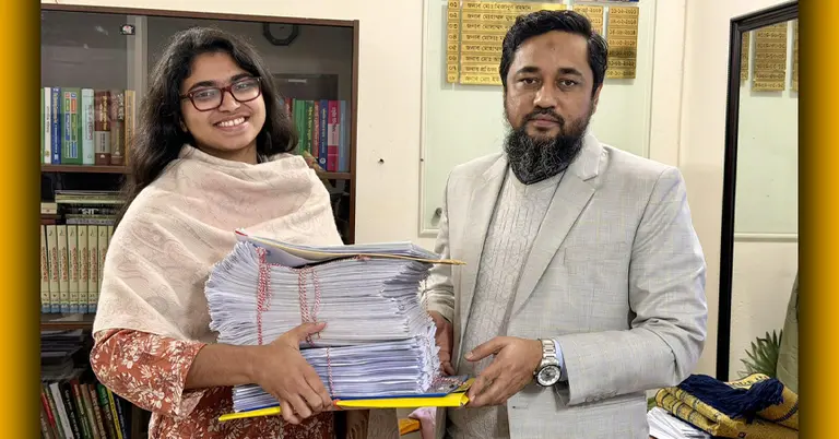 মনোনয়নপত্র জমা দিলেন তাসনিম জারা